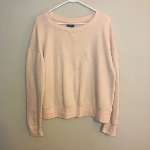 Mossimo Supply Co. Tops - Mossimo Peach Crew Neck Pullover Sweatshirt